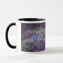 Fantasy Butterflies & Mushroom Artwork Mugg