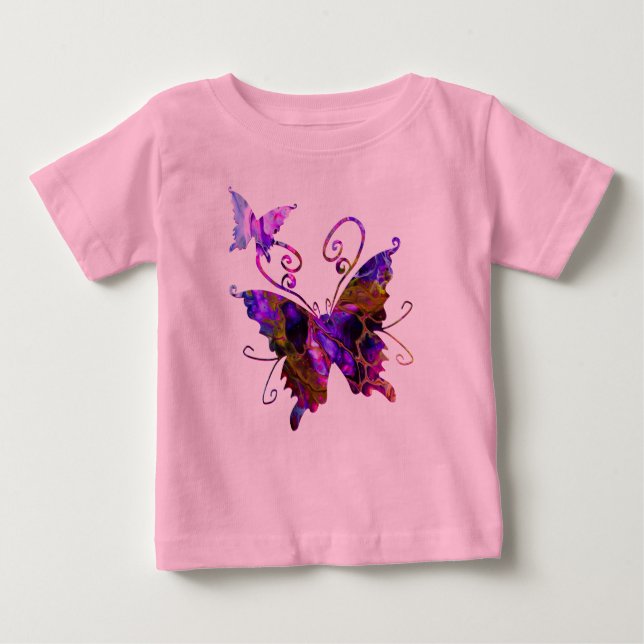 Fantasy Butterflies T Shirt (Framsida)