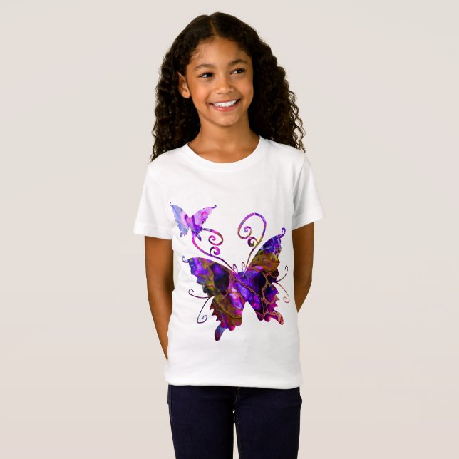 Fantasy Butterflies T-shirt (Hel framsida)