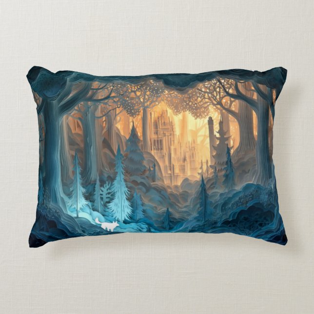 Fantasy Castle 16x12 accentkudde Prydnadskudde (Framsidan)