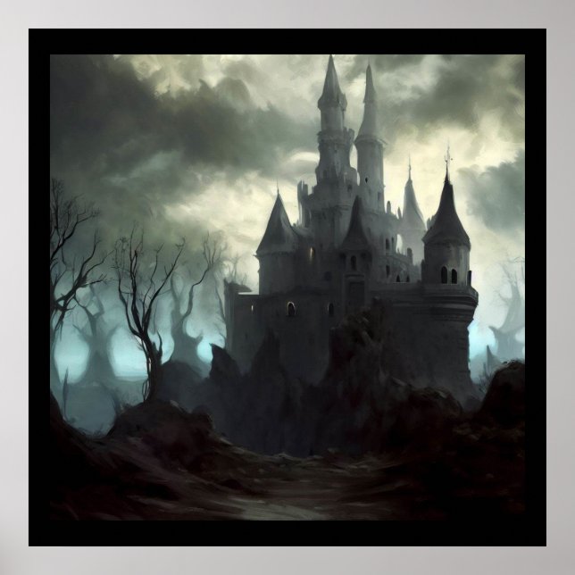 Fantasy Castle Friiting liggande 2 Poster (Framsidan)