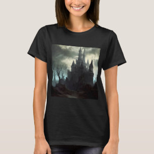 Fantasy Castle Friiting liggande 2 T Shirt
