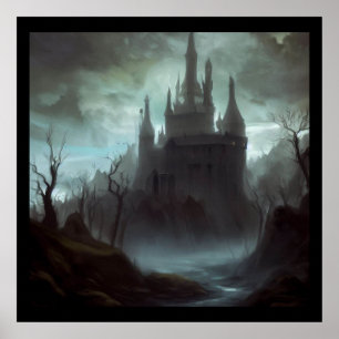 Fantasy Castle Friiting liggande 3 Poster