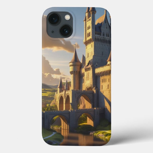 Fantasy Castle iphone case - Medieval Art (Baksida)