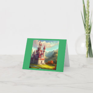Fantasy Castle Lycklig liggande 1 Kort