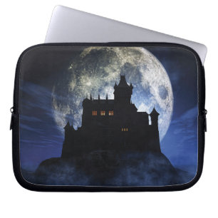 Fantasy castle nattetid laptop fodral