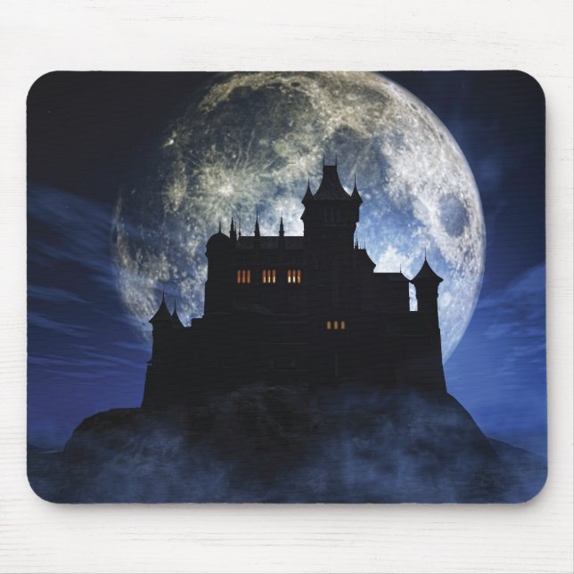 Fantasy castle nattetid musmatta (Framsidan)