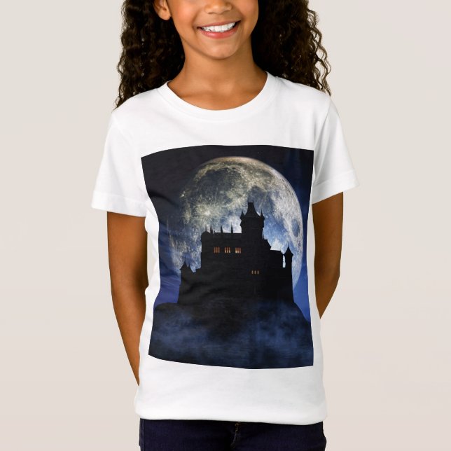 Fantasy castle nattetid t shirt (Framsida)