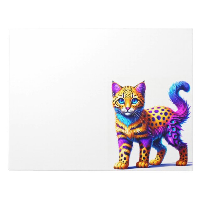 Fantasy Cat Anteckningsblock (Framsida)