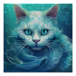 Fantasy Cat Perfect Poster