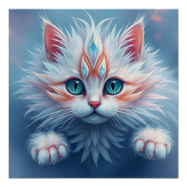 Fantasy Cat Perfect Poster