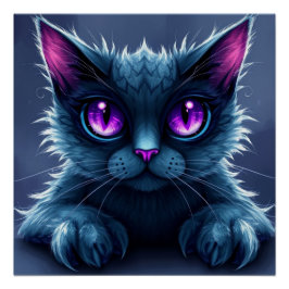 Fantasy Cat Perfect Poster