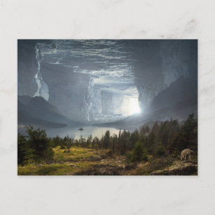 Fantasy cave vykort