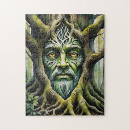 Fantasy Celtic Trädande Torro Dryad Pagan Pussel