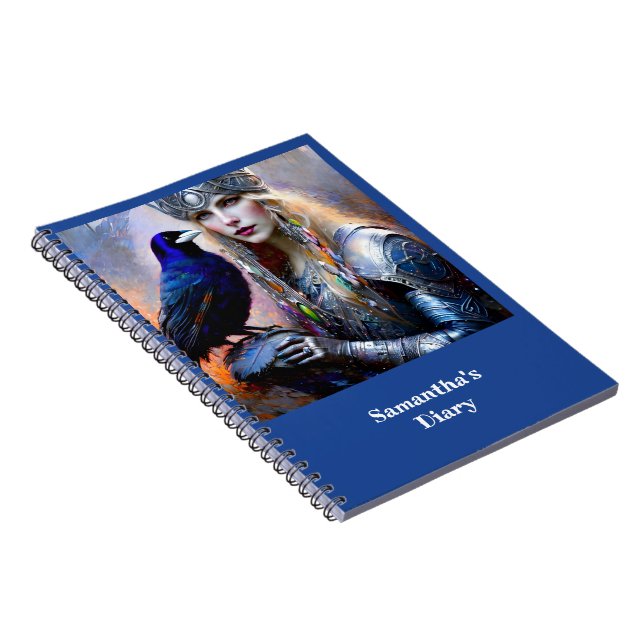 Fantasy Celtic Warrior Princess Anteckningsbok (Högra Sidan)