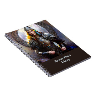 Fantasy Celtic Warrior Queen Anteckningsbok