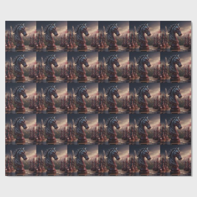 Fantasy Chess Scenes - Knight Presentpapper (Platt)