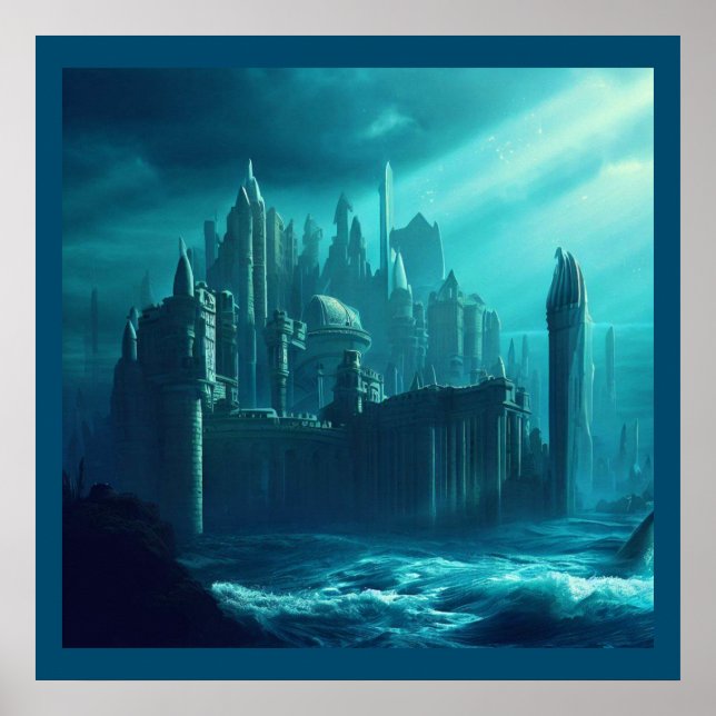 Fantasy City Atlantis 1 Poster (Framsidan)