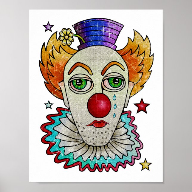 Fantasy Clown Art Poster (Framsidan)