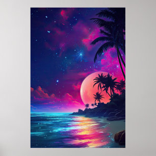 Fantasy Colorful Nght Poster - Version 2