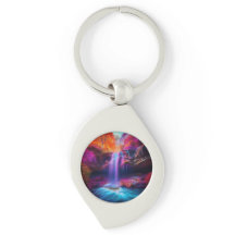 Fantasy Colorful Waterfall