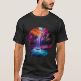 Fantasy Colorful Waterfall T Shirt