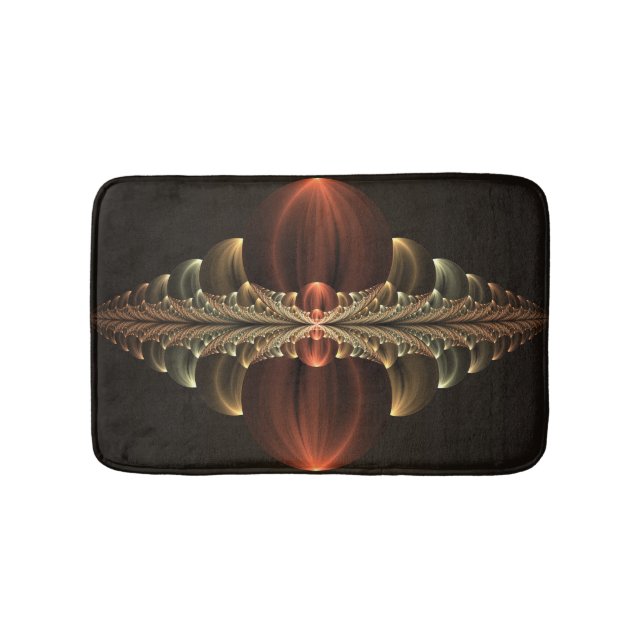 Fantasy Construction Shiny Abstrakt Fractal Art Badrumsmatta (Framsidan)
