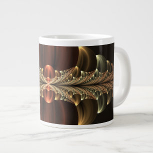 Fantasy Construction Shiny Abstrakt Fractal Art Jumbo Mugg