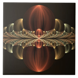 Fantasy Construction Shiny Abstrakt Fractal Art Kakelplatta