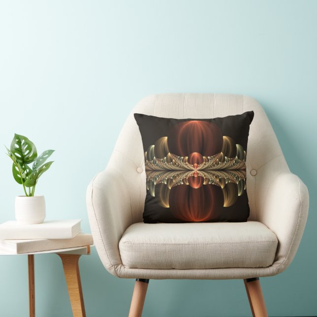 Fantasy Construction Shiny Abstrakt Fractal Art Kudde (Stol)