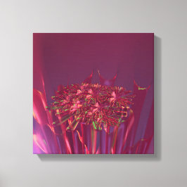 Fantasy Coral and Abstrakt Art Canvastryck