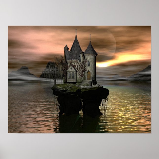 Fantasy Cottage Poster (Framsidan)