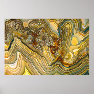 Fantasy Crazy Snöre Agate Opus 01 Poster
