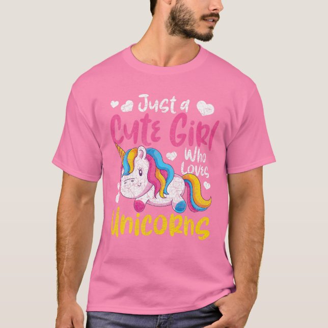 Fantasy Creatasy Älskare Girls Women Cute Magic Un T Shirt (Framsida)