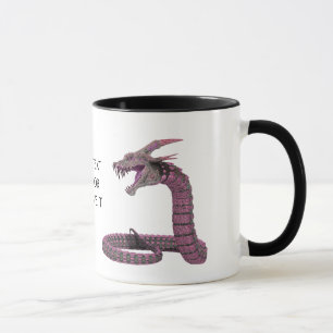 Fantasy CreatRosa Lila Mugg