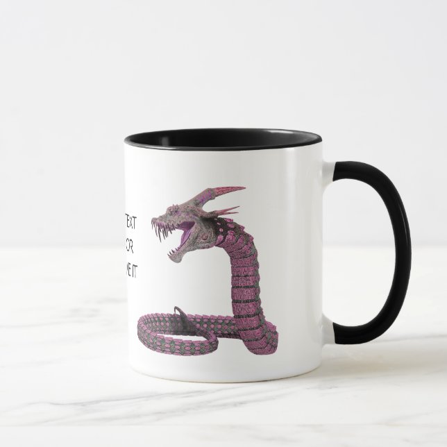 Fantasy CreatRosa Lila Mugg (Höger)