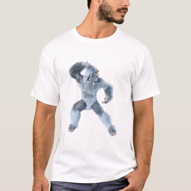 Fantasy Creature Yeti T Shirt (Framsida)