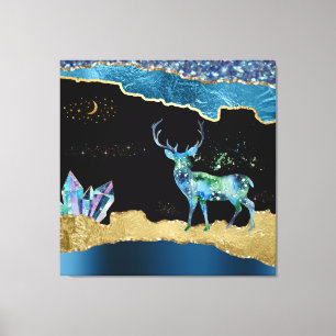 *~* Fantasy Crystal Hjort Celestial GLITTER AP8 Canvastryck