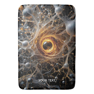Fantasy Cute Abstrakt Space Scene Badrumsmatta