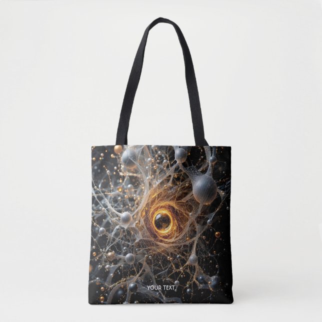 Fantasy Cute Abstrakt Space Scene Tygkasse (Framsida)