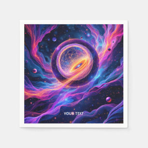 Fantasy Cute Abstrakt Space Stars Pappersservett