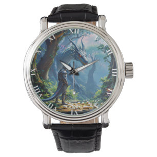Fantasy Cute Ägg Drakriddare Armbandsur