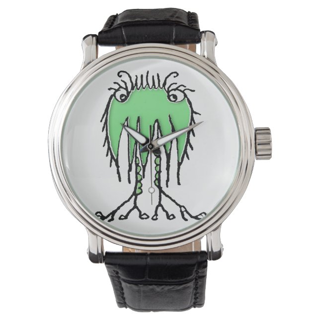 Fantasy cute alien drawing armbandsur (Framsida)