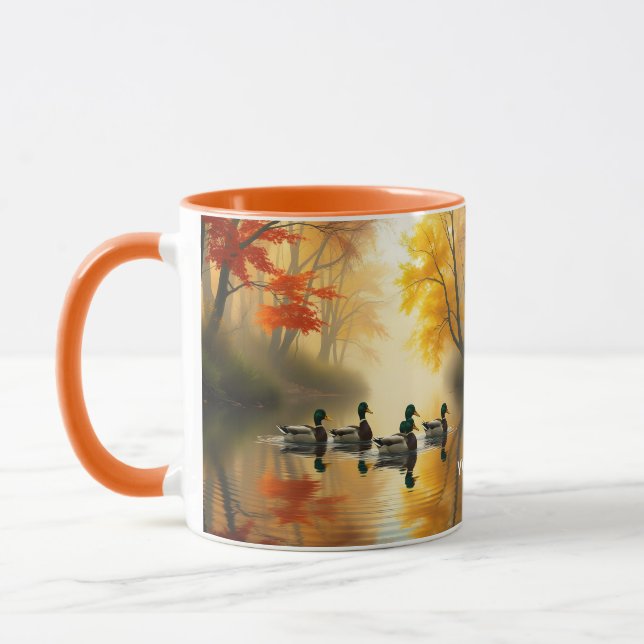 Fantasy Cute Autumn Sjö Mugg (Vänster)