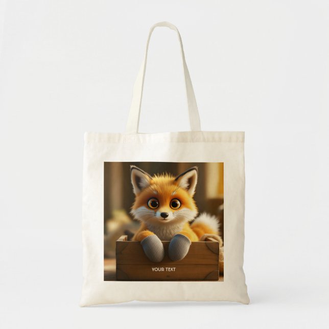 Fantasy Cute Baby Fox Box Tygkasse (Framsidan)