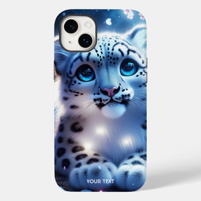 Fantasy Cute Baby Snö Leopard (Baksida)