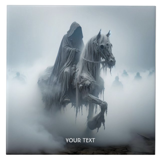 Fantasy Cute Battle Man Horse Kakelplatta (Framsidan)