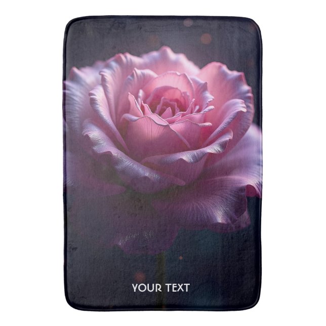 Fantasy Cute Bevackra Rosa ros Badrumsmatta (Framsidan (Vertikal))