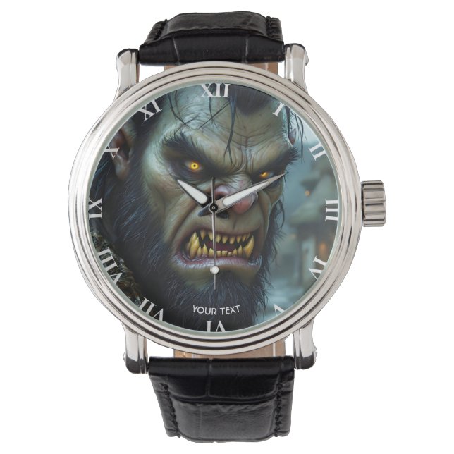 Fantasy Cute Big Strong Warrior Armbandsur (Framsida)