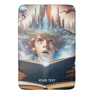 Fantasy Cute Boy City Bok Badrumsmatta